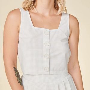 WAYRE Button Front Tank